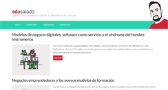 Desktop Screenshot of edusalado.com